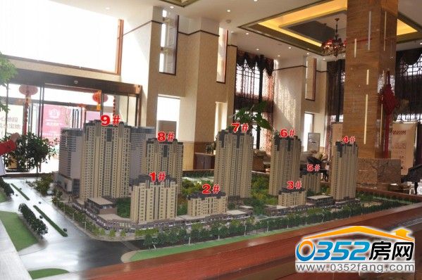 東方名城二期沙盤(pán)圖