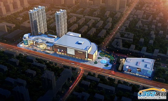 凱德世家廣場百盛金街和尚都鳥瞰效果圖